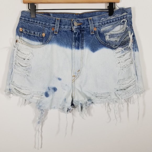 Levi's Pants - Levi's Acid Wash High Waist Jean Shorts Size 33